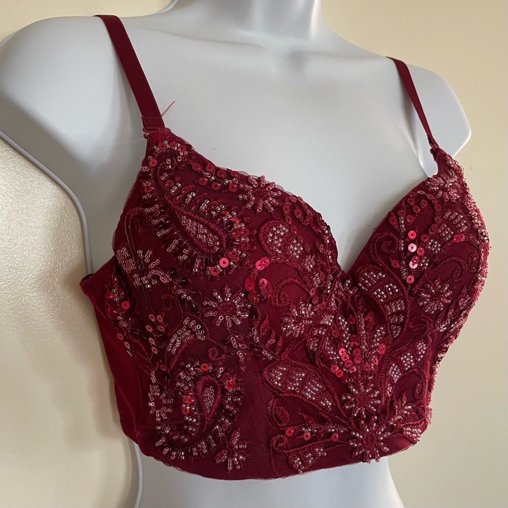 windsor beaded bra top ✧